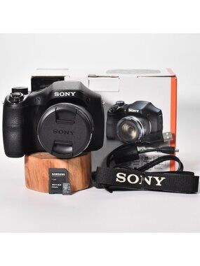 Sony Cyber-shot DSC-H300 Digital Camera 20.1MP 35x Zoom HD Video 64GB Card Box